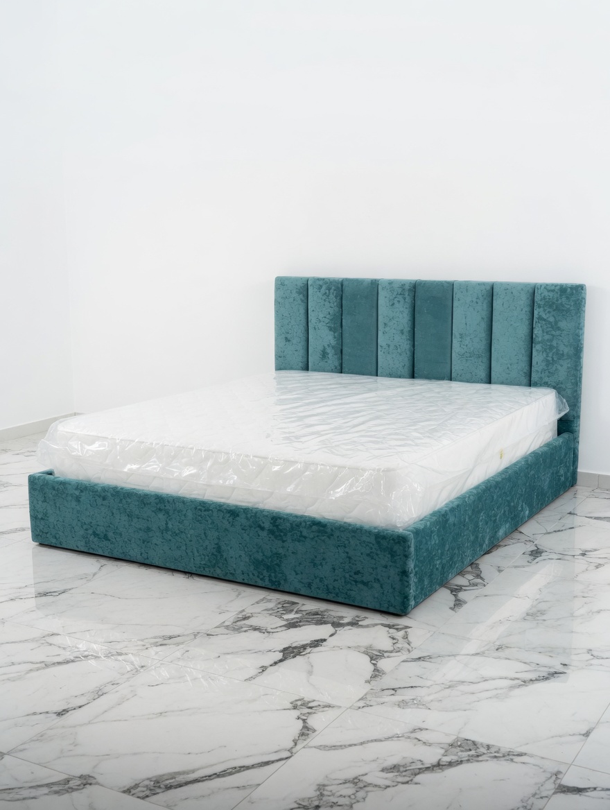 Channel Tufted Headboard - Natural